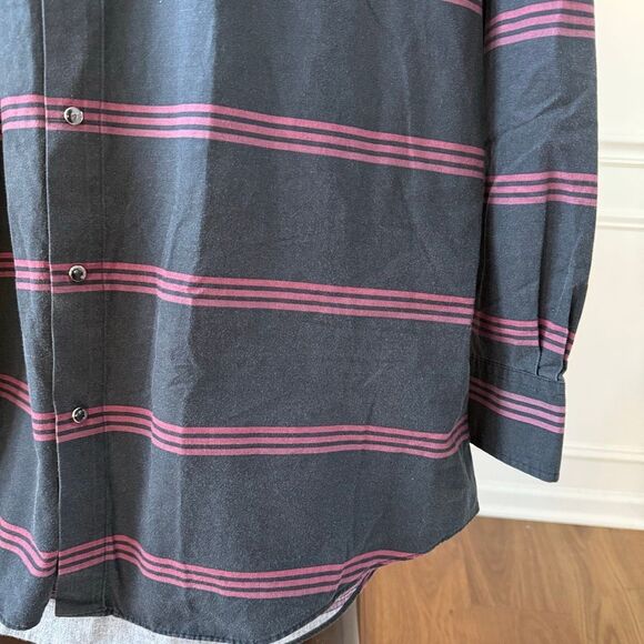 Vintage 90s Roper Southwestern Aztec Blanket Print Snap Front Shirt XLT - Picture 4 of 9